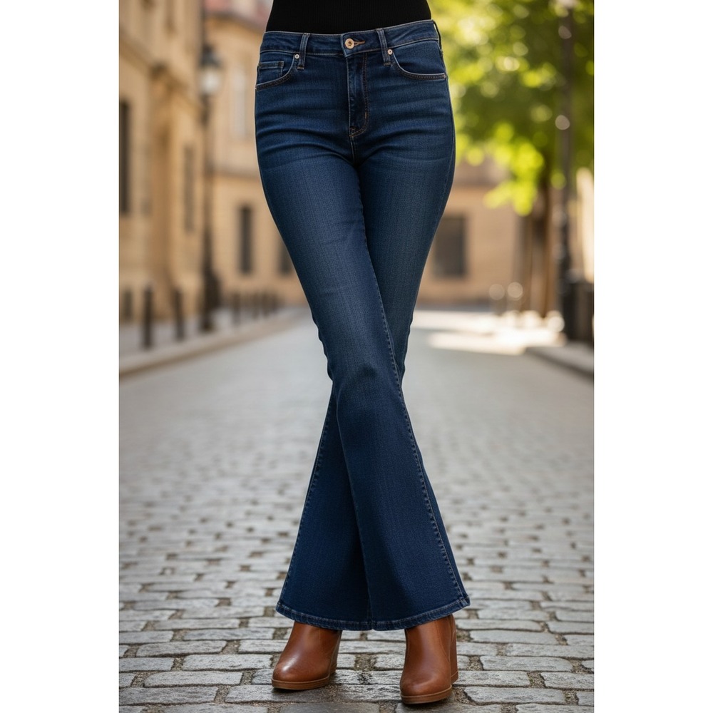 J Brand Love Story Flare Jeans Heirloom Dark Wash Low Rise 28x30 NWOT $228